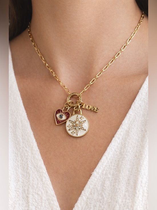 kate spade Jewelry - Kate Spade Celestial Charm Necklace Gold NWT